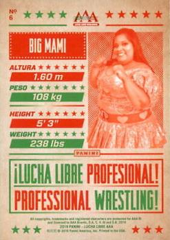 2019 Panini AAA Lucha Libre Worldwide #6 Big Mami Back