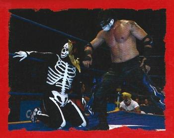 2006 Lucha Libre AAA Triplemente Espectacular Stickers #98 Muerte Cibernética / La Parka Front
