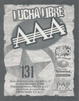 2006 Lucha Libre AAA Triplemente Espectacular Stickers #131 El Alebrije / Abismo Negro Back