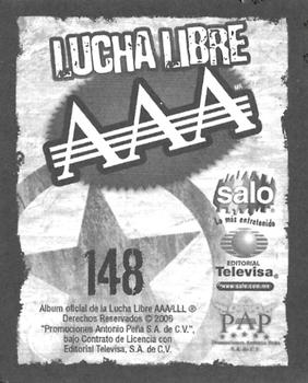 2006 Lucha Libre AAA Triplemente Espectacular Stickers #148 Jerrito Estrada Back