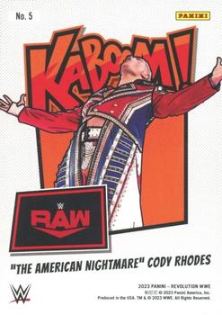 2023 Panini Revolution WWE - Kaboom! #5 