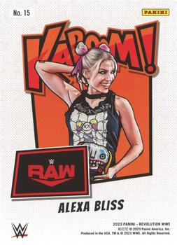 2023 Panini Revolution WWE - Kaboom! #15 Alexa Bliss Back
