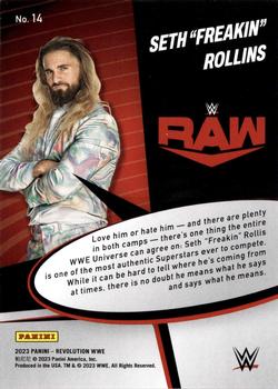 2023 Panini Revolution WWE - Star Gazing #14 Seth “Freakin” Rollins Back