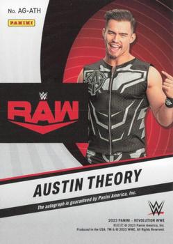2023 Panini Revolution WWE - Autographs #AG-ATH Austin Theory Back