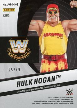 2023 Panini Revolution WWE - Autographs Cubic #AG-HHG Hulk Hogan Back