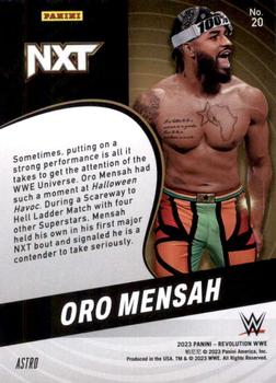 2023 Panini Revolution WWE - Astro #20 Oro Mensah Back