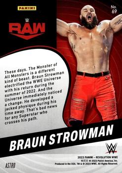 2023 Panini Revolution WWE - Astro #69 Braun Strowman Back