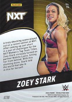 2023 Panini Revolution WWE - Astro #94 Zoey Stark Back