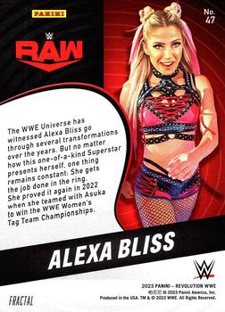 2023 Panini Revolution WWE - Fractal #47 Alexa Bliss Back