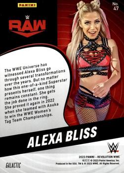 2023 Panini Revolution WWE - Galactic #47 Alexa Bliss Back