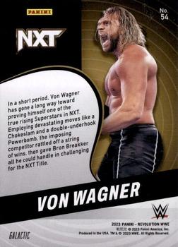 2023 Panini Revolution WWE - Galactic #54 Von Wagner Back