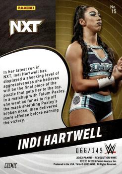 2023 Panini Revolution WWE - Cosmic #15 Indi Hartwell Back