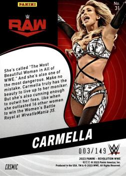 2023 Panini Revolution WWE - Cosmic #31 Carmella Back