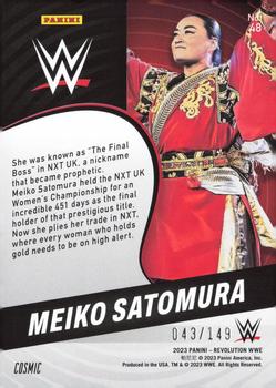 2023 Panini Revolution WWE - Cosmic #48 Meiko Satomura Back
