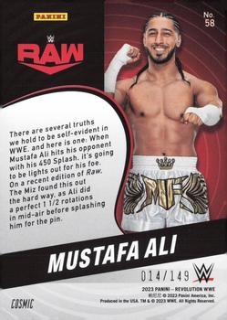 2023 Panini Revolution WWE - Cosmic #58 Mustafa Ali Back