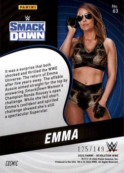 2023 Panini Revolution WWE - Cosmic #63 Emma Back