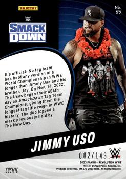 2023 Panini Revolution WWE - Cosmic #65 Jimmy Uso Back