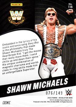2023 Panini Revolution WWE - Cosmic #118 Shawn Michaels Back