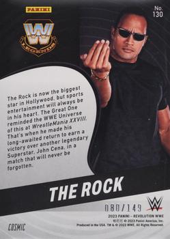 2023 Panini Revolution WWE - Cosmic #130 The Rock Back