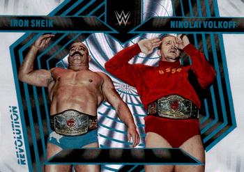 2023 Panini Revolution WWE - Sunburst #139 Nikolai Volkoff / Iron Sheik Front