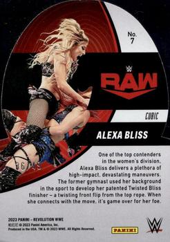 2023 Panini Revolution WWE - Liftoff! Cubic #7 Alexa Bliss Back