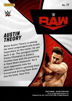 2023 Panini Revolution WWE - Revolutionary Finishers #17 Austin Theory Back