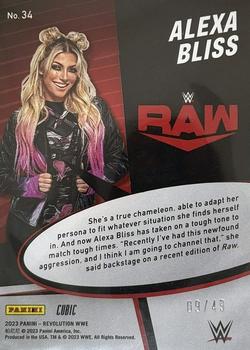 2023 Panini Revolution WWE - Star Gazing Cubic #34 Alexa Bliss Back