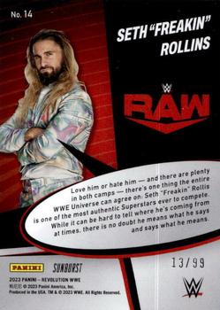 2023 Panini Revolution WWE - Star Gazing Sunburst #14 Seth 
