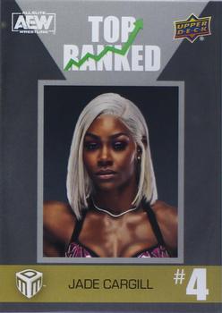2022 Upper Deck AEW Match Dated Moments - Top Ranked Achievements Silver #TR-4 Jade Cargill Front