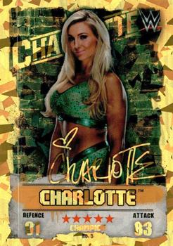 2016 Topps India Slam Attax WWE: Takeover #5 Charlotte Front