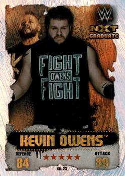 2016 Topps India Slam Attax WWE: Takeover #23 Kevin Owens Front