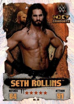 2016 Topps India Slam Attax WWE: Takeover #30 Seth Rollins Front
