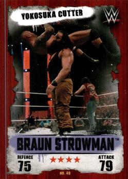 2016 Topps India Slam Attax WWE: Takeover #49 Braun Strowman Front