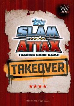 2016 Topps India Slam Attax WWE: Takeover #70 Sasha Banks Back