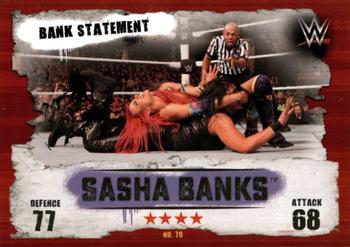 2016 Topps India Slam Attax WWE: Takeover #70 Sasha Banks Front