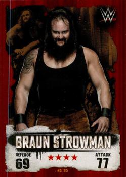 2016 Topps India Slam Attax WWE: Takeover #85 Braun Strowman Front