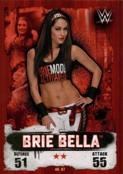 2016 Topps India Slam Attax WWE: Takeover #87 Brie Bella Front