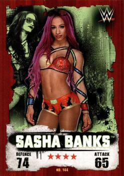 2016 Topps India Slam Attax WWE: Takeover #144 Sasha Banks Front