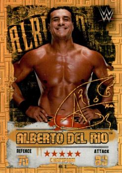 2016 Topps India Slam Attax WWE: Takeover #3b Alberto Del Rio Front