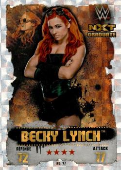 2016 Topps India Slam Attax WWE: Takeover #17b Becky Lynch Front