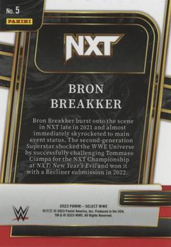 2023 Panini Select WWE - And New! #5 Bron Breakker Back