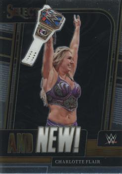 2023 Panini Select WWE - And New! #10 Charlotte Flair Front