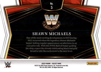 2023 Panini Select WWE - Snapshots #5 Shawn Michaels Back