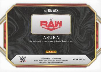 2023 Panini Select WWE - Ringside Action Signatures #RA-ASK Asuka Back