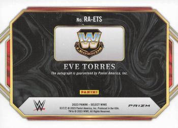 2023 Panini Select WWE - Ringside Action Signatures #RA-ETS Eve Torres Back