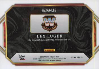 2023 Panini Select WWE - Ringside Action Signatures #RA-LLG Lex Luger Back