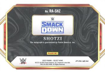 2023 Panini Select WWE - Ringside Action Signatures #RA-SHZ Shotzi Back