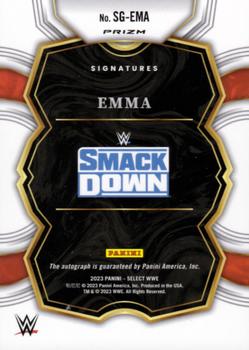 2023 Panini Select WWE - Signatures #SG-EMA Emma Back
