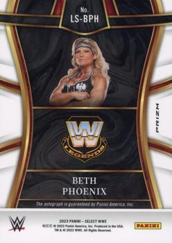 2023 Panini Select WWE - Legendary Signatures #LS-BPH Beth Phoenix Back