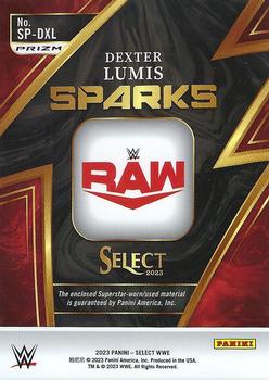 2023 Panini Select WWE - Sparks #SP-DXL Dexter Lumis Back